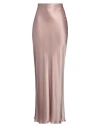 Antonelli Woman Midi Skirt Pink Size 6 Lambskin In Pink