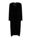Antonelli Woman Midi Dress Black Size 10 Viscose, Silk