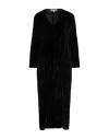 Antonelli Woman Midi Dress Midnight Blue Size 4 Viscose, Silk In Blue