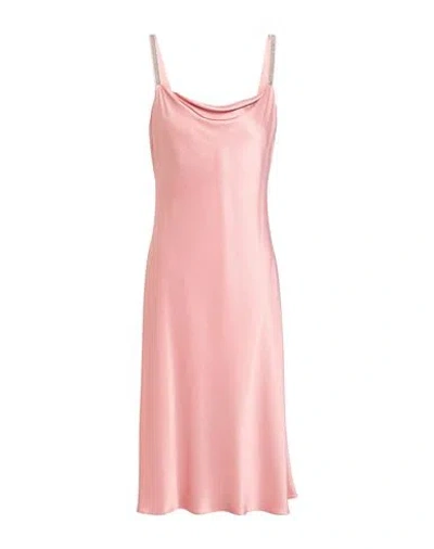 Antonelli Woman Midi Dress Pink Size 6 Acetate, Silk