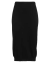 Antonelli Woman Midi Skirt Black Size Xl Virgin Wool, Silk, Cashmere In Black