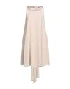 Antonelli Short Dresses In Beige