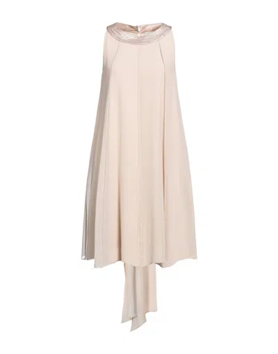Antonelli Short Dresses In Beige