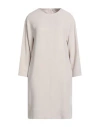 Antonelli Woman Mini Dress Beige Size 4 Virgin Wool, Viscose In Neutral