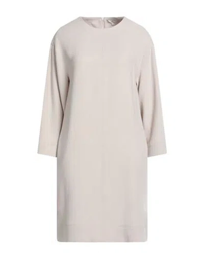 Antonelli Woman Mini Dress Beige Size 4 Virgin Wool, Viscose In Neutral