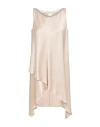 Antonelli Woman Mini Dress Beige Size 8 Acetate, Silk In Beige