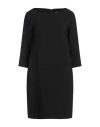 Antonelli Woman Mini Dress Black Size 4 Virgin Wool In Black