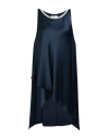 Antonelli Woman Mini Dress Navy Size 8 Acetate, Silk