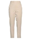 Antonelli Woman Pants Beige Size 8 Cotton, Elastane