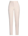 Antonelli Woman Pants Beige Size 16 Polyester, Elastane In Beige