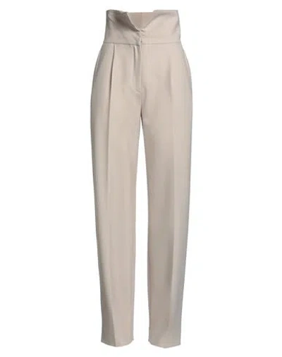 Antonelli Woman Pants Beige Size 4 Polyester, Virgin Wool, Elastane