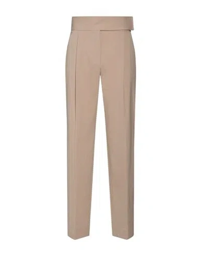 Antonelli Woman Pants Beige Size 6 Polyester, Wool, Elastane In Neutral
