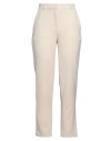 Antonelli Woman Pants Beige Size 8 Polyester, Elastane In Beige