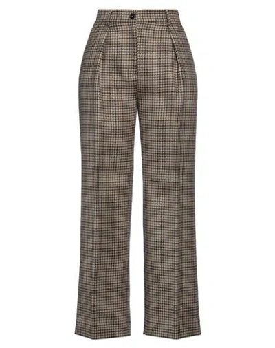 Antonelli Woman Pants Beige Size 8 Virgin Wool