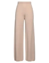 Antonelli Woman Pants Beige Size Xxl Wool, Silk, Cashmere