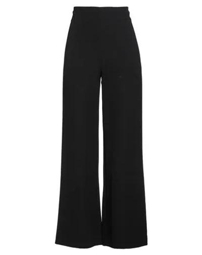 Antonelli Woman Pants Black Size 10 Polyester, Elastane