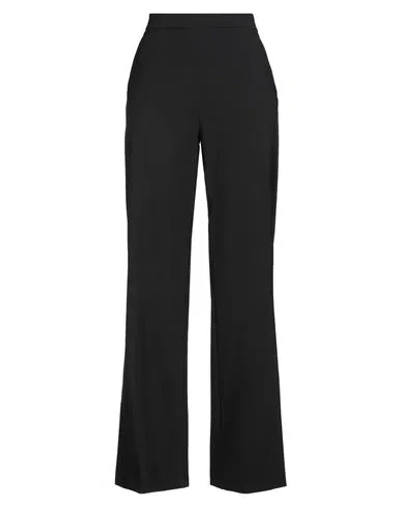 Antonelli Woman Pants Black Size 10 Polyester, Virgin Wool, Elastane