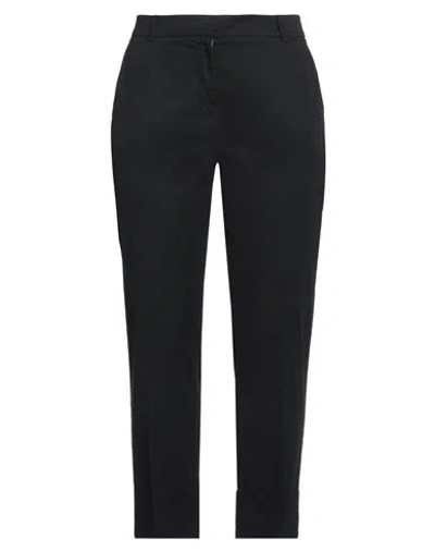 Antonelli Woman Pants Black Size 12 Cotton, Elastane