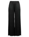 Antonelli Woman Pants Black Size 14 Acetate, Silk In Black