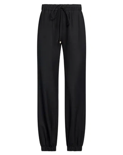 Antonelli Woman Pants Black Size 2 Polyester, Virgin Wool, Elastane