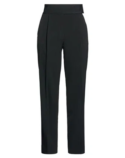 Antonelli Woman Pants Black Size 6 Polyester, Wool, Elastane