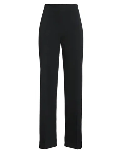 Antonelli Woman Pants Black Size 8 Polyester, Virgin Wool, Elastane