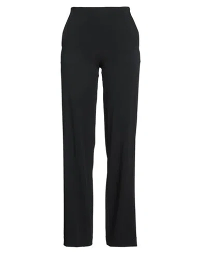 Antonelli Woman Pants Black Size 8 Viscose, Acetate, Elastane