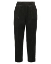 Antonelli Woman Pants Dark Green Size 10 Cotton, Viscose, Elastane