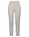 Antonelli Woman Pants Taupe Size 6 Polyester, Virgin Wool, Elastane In Grey