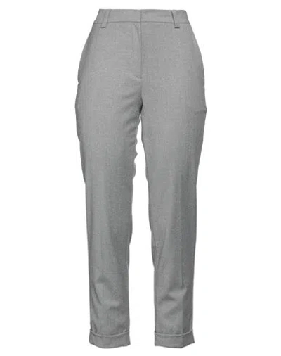 Antonelli Woman Pants Grey Size 6 Wool, Polyester, Viscose, Elastane