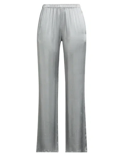 Antonelli Woman Pants Grey Size 8 Acetate, Silk