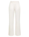 Antonelli Woman Pants Ivory Size 12 Silk In Neutral