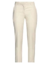 Antonelli Woman Pants Ivory Size 2 Cotton, Elastane In White