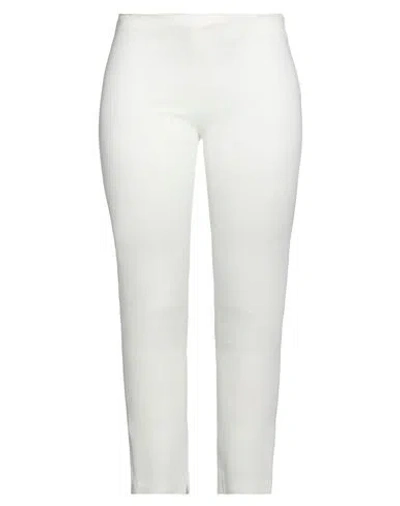 Antonelli Woman Pants Ivory Size 4 Viscose, Elastane In White