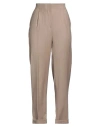 Antonelli Woman Pants Khaki Size 6 Virgin Wool, Viscose, Polyester, Elastane In Neutral