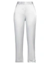 Antonelli Woman Pants Light Grey Size 10 Acetate, Viscose In Grey