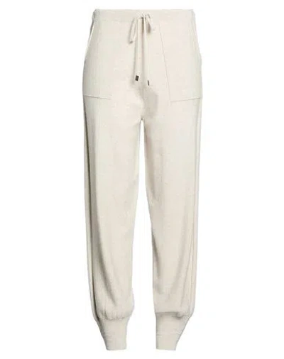 Antonelli Woman Pants Light Grey Size M Virgin Wool, Silk, Cashmere