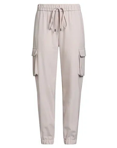 Antonelli Woman Pants Light Pink Size 8 Polyester, Virgin Wool, Elastane In Neutral