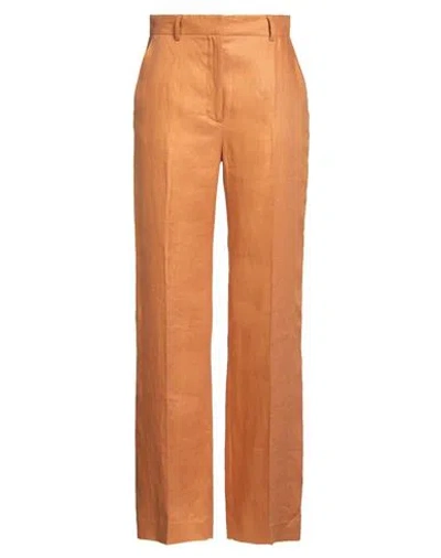 Antonelli Woman Pants Mandarin Size 4 Linen In Multi