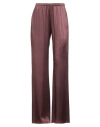 Antonelli Woman Pants Mauve Size 6 Acetate, Silk In Purple