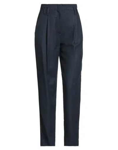 Antonelli Woman Pants Midnight Blue Size 2 Wool, Polyester, Viscose, Elastane