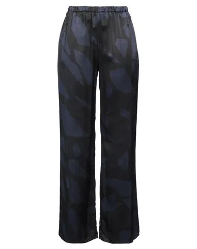 Antonelli Woman Pants Midnight Blue Size 6 Silk