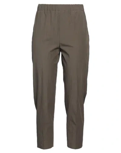 Antonelli Woman Pants Military Green Size 10 Cotton