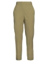 Antonelli Woman Pants Military Green Size 6 Cotton, Elastane