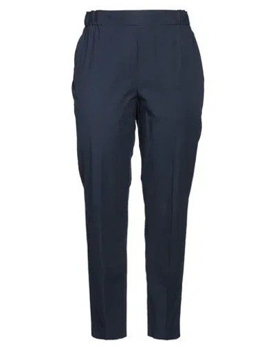 Antonelli Woman Pants Navy Size 12 Polyester, Elastane