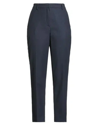 Antonelli Woman Pants Navy Size 8 Virgin Wool, Cashmere, Elastane In Blue