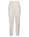 Antonelli Woman Pants Off White Size 8 Cotton, Elastane