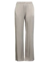 Antonelli Woman Pants Taupe Size 4 Acetate, Viscose In Gray