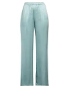 Antonelli Woman Pants Turquoise Size 12 Silk In Blue