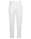 Antonelli Woman Pants White Size 8 Cotton, Elastane In White